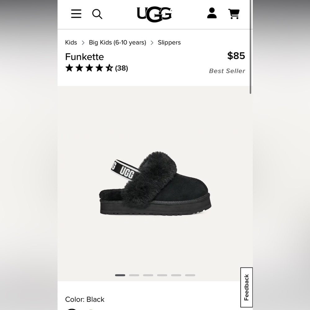 Ugh Kids’ Funkette Slippers